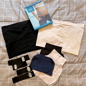 Lot of maternity accessories - belly belt and belly bands